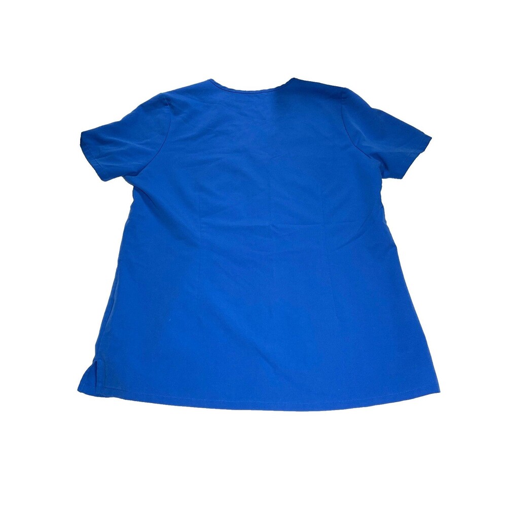 Figs Catarina Scrub Top Womens M Blue 1 Pocket FW1000 - Picture 7 of 7
